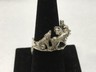 Designer Otto Nature’s Awesome Wolfpack Sterling Silver Ring size 8, and 8.5