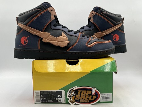 Gundam Unicorn × Nike SB Dunk ZORI Nike Gundam x Dunk High SB 'Project Unicorn - Banshee Norn' DH7717