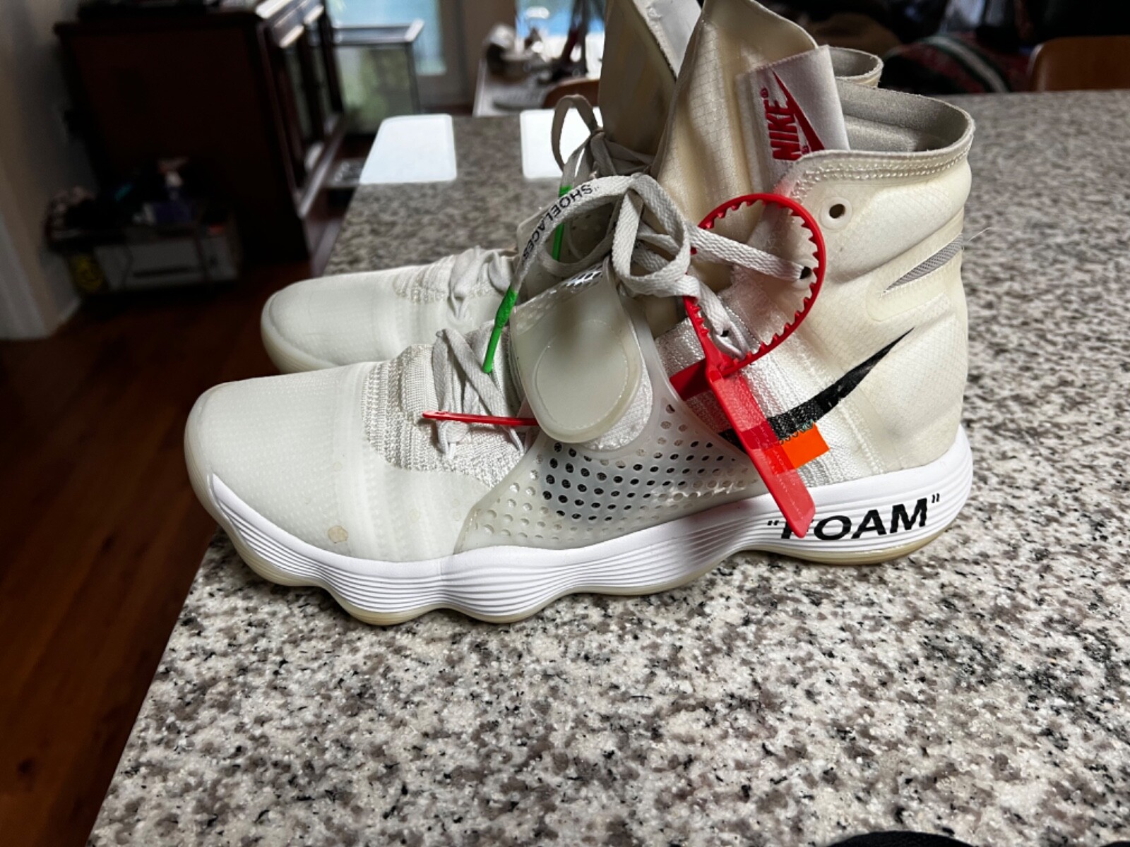nike off white hyperdunk golf shoes