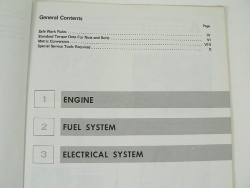 Chrysler Model H-105 Engine Fuel & Electrical Systems Service Manual VTG