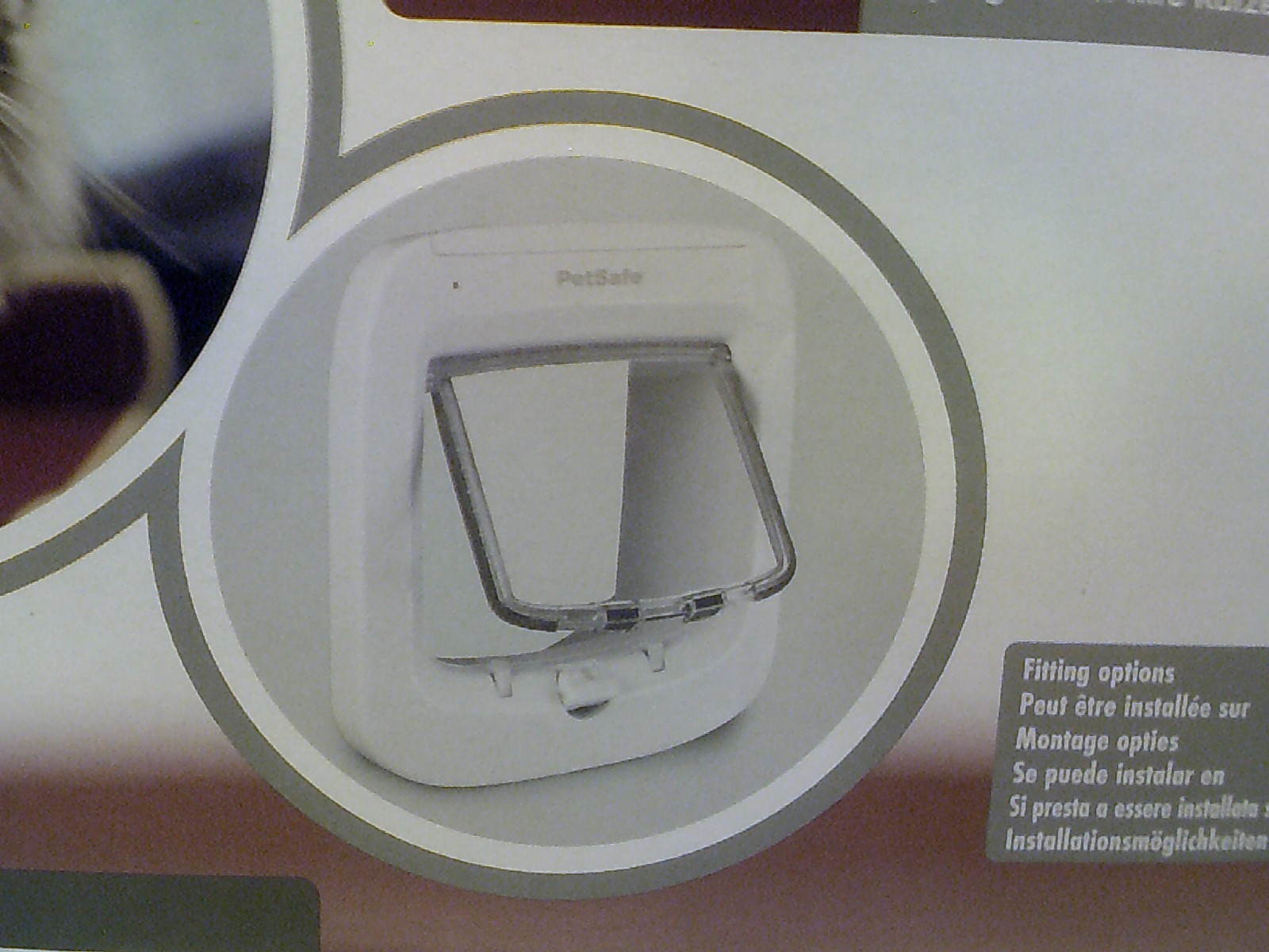 PetSafe Microchip Cat Flap Door (programmable to microchipped cats) PPA19-16145