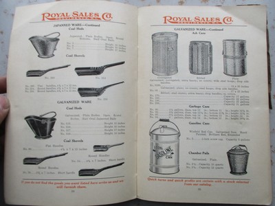 Royal Sales Company Catalog No. 22 from Ca. 1922 - Household, Tinware, Paper Etc