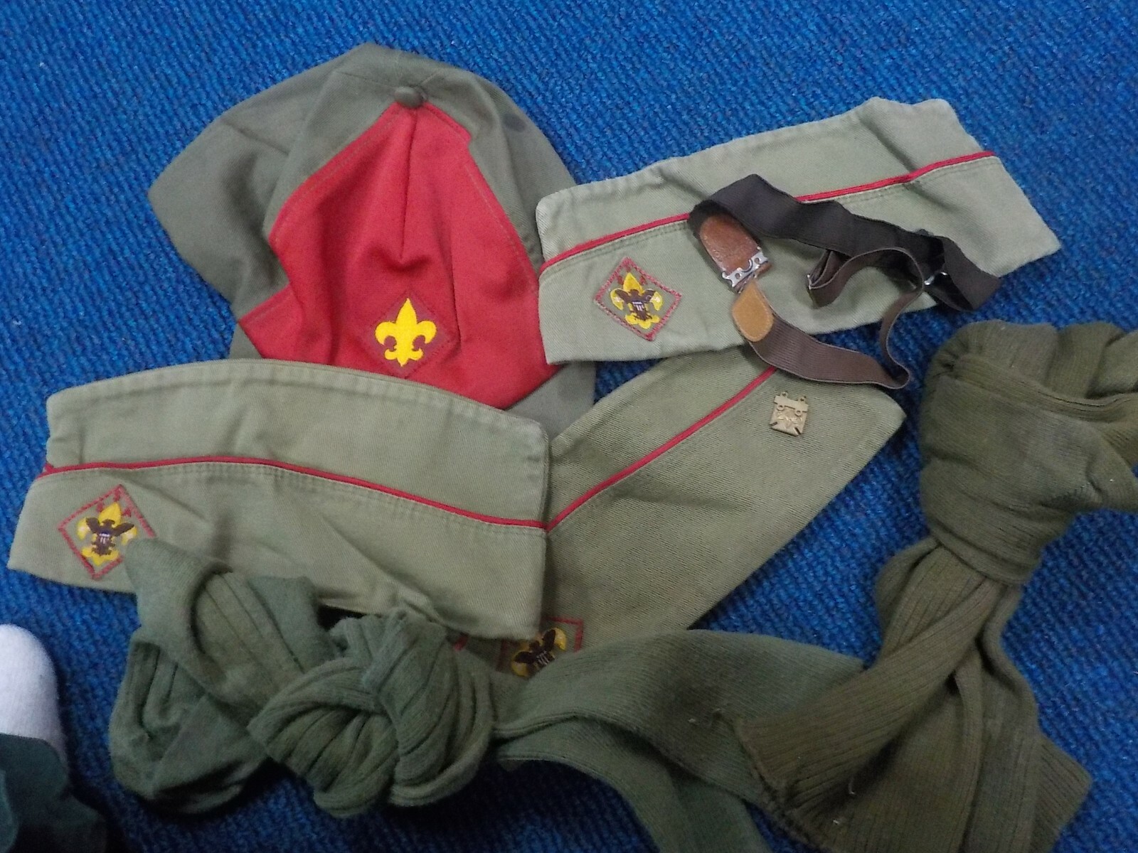Scout Uniform Parts:  Lot 7, misc. uniform parts etc