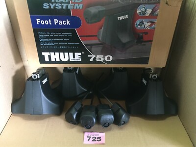 THULE 750 now 754 FOOTPACK FOR THULE RAPID SYSTEM LOAD BARS EXCELLENT CONDITION
