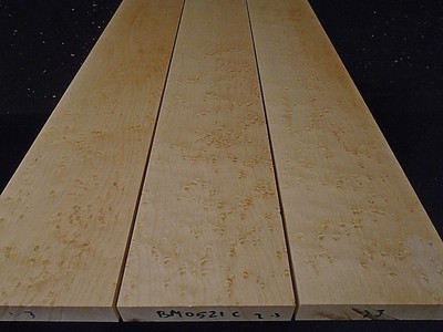 3pc BIRDSEYE HARD MAPLE Guitar Necks *heavy eyes* - 30