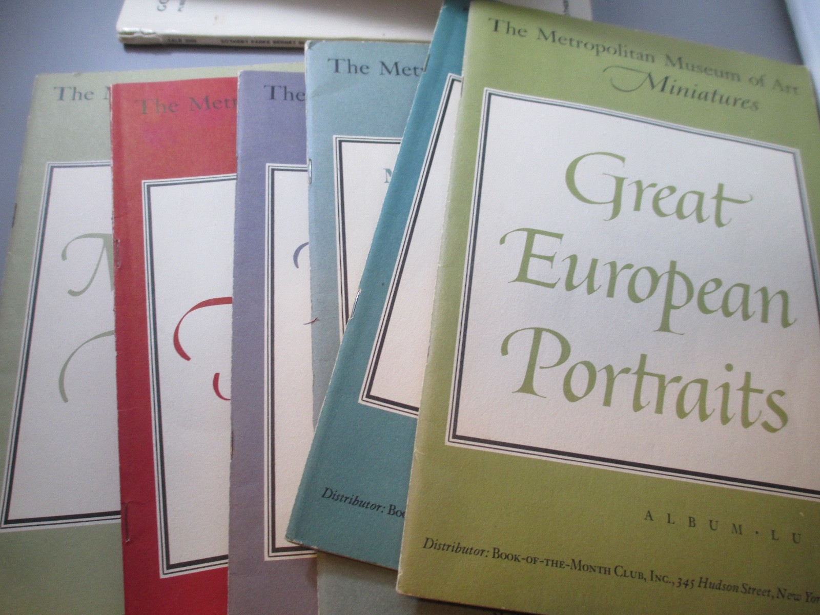 Vintage Book Lot Art Gallery Booklets Ephemera Collection