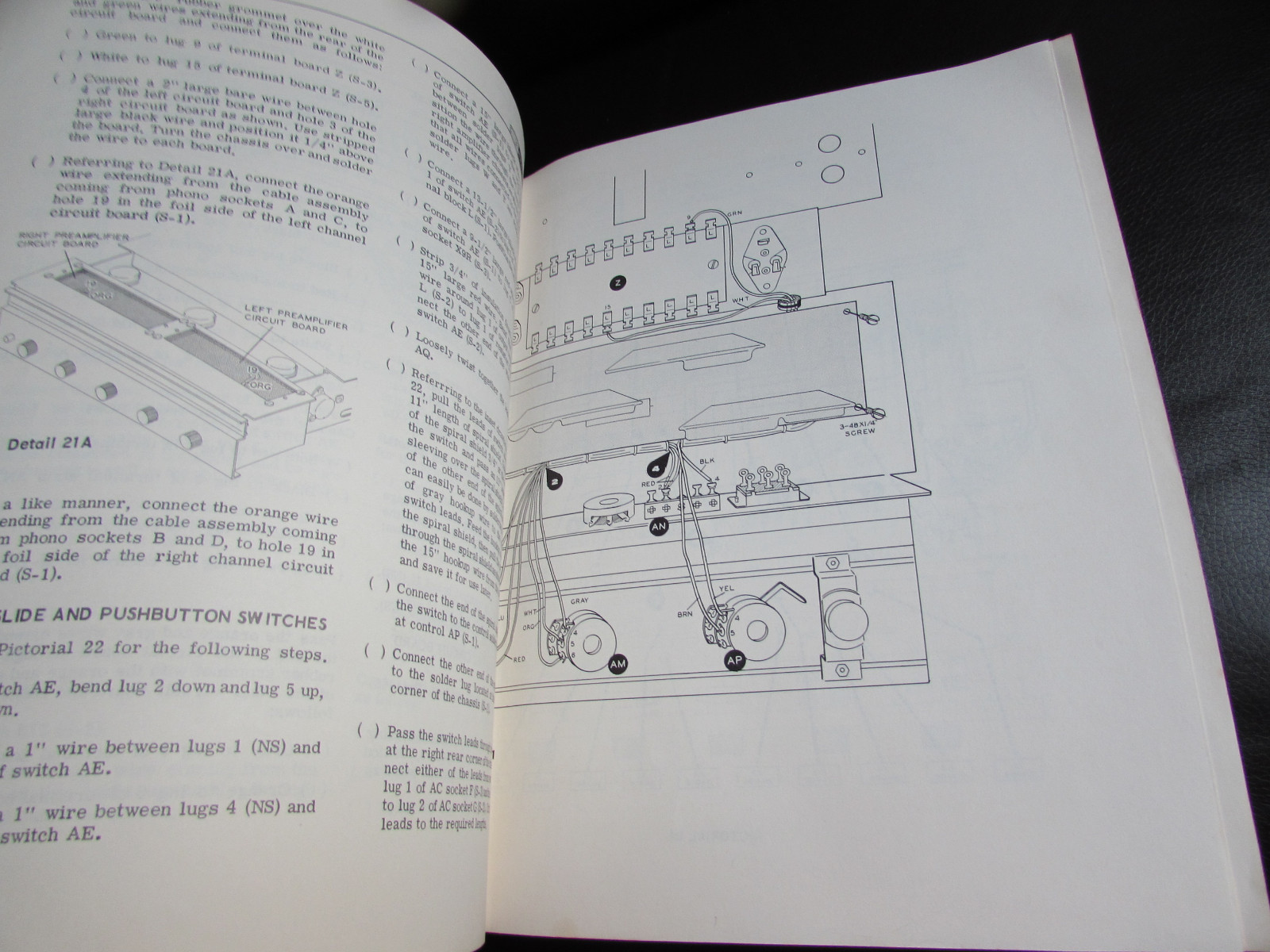 Heathkit Assembly Manual Transistor Stereo Amplifier Model AA-22