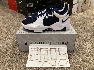 Nike PG 5 TB Navy Obsidian Blue White DA7758-401 Men Multi Size 7.5-13  NO LID