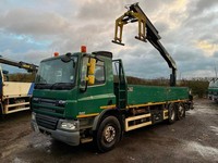 2013 DAF CF 75.310 DROPSIDE WITH HMF 1430 CRANE
