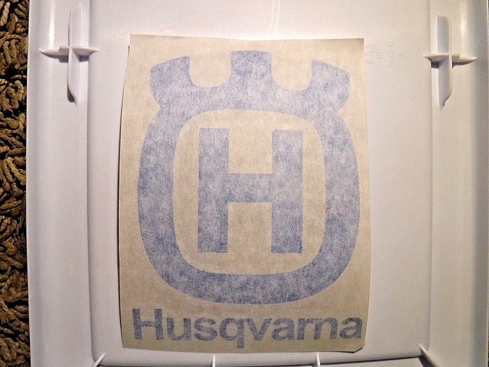 HUSQVARNA CUSTOM LETTERING ID LOGO & TEXT STICKER DECAL 3