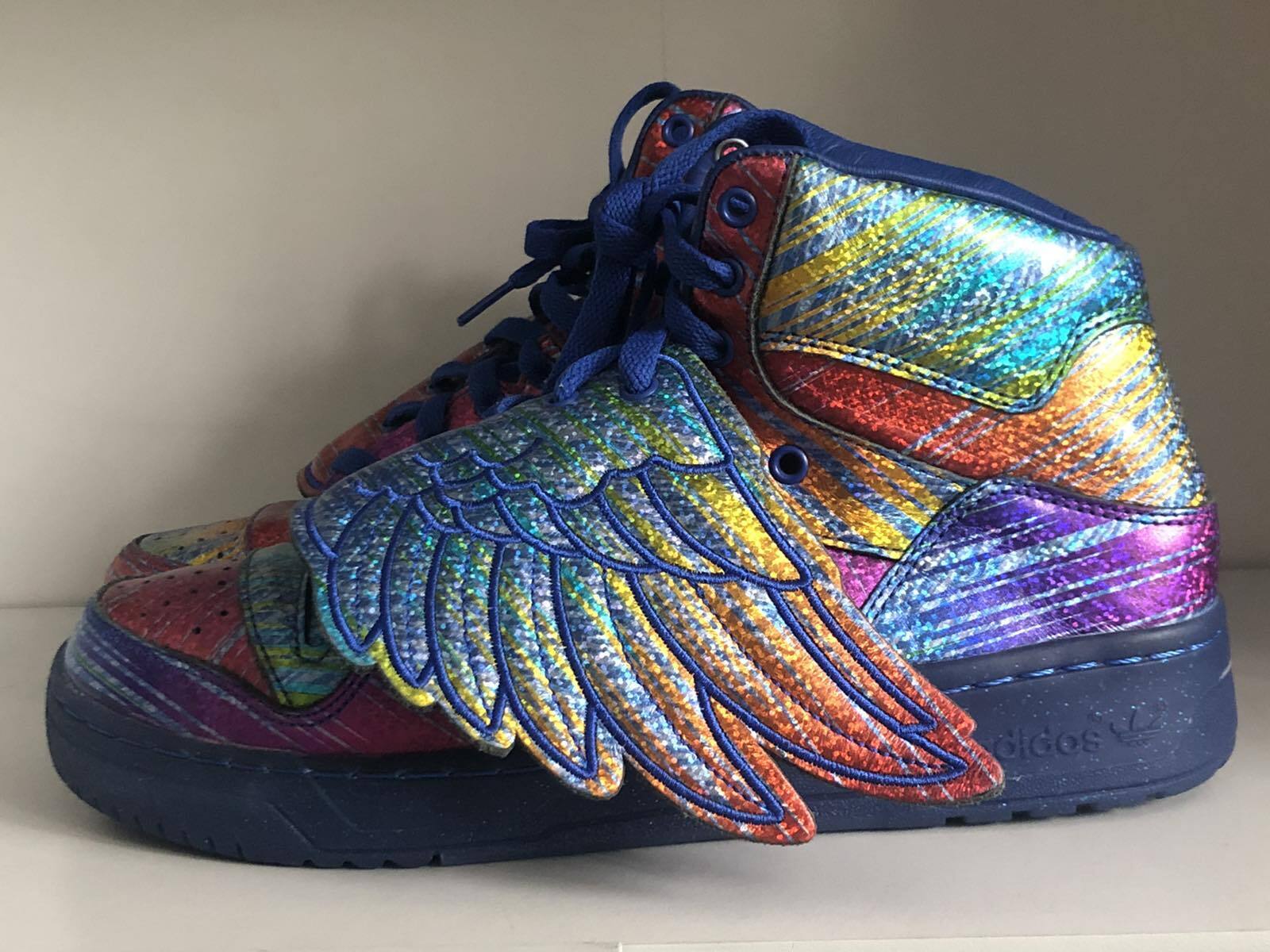 Adidas Jeremy Scott JS Rainbow Foil Wings Shoes Q23650 Sz Adidas Jeremy Scott JS Rainbow Foil Wings Shoes Q23650 Sz