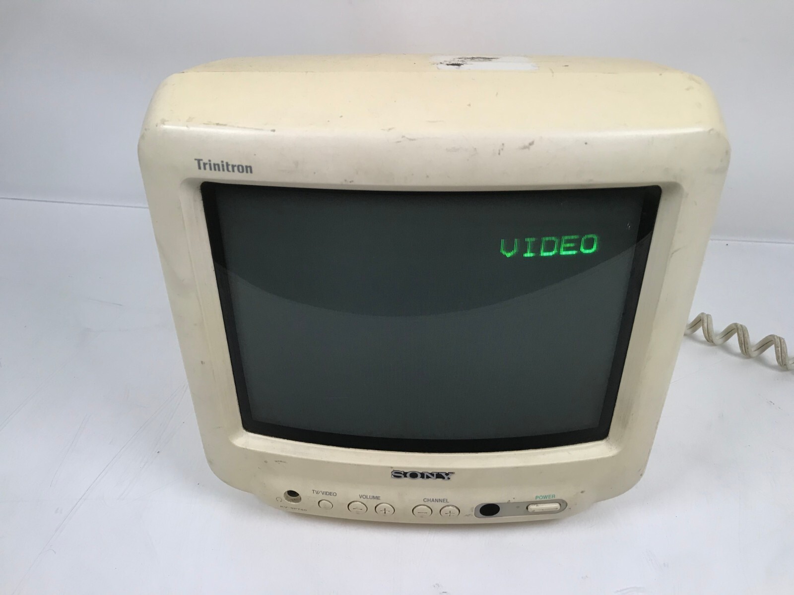 SONY TRINITRON COLOR TV KV-10PR1（white） Sony KV-10PR1 | CRT Database