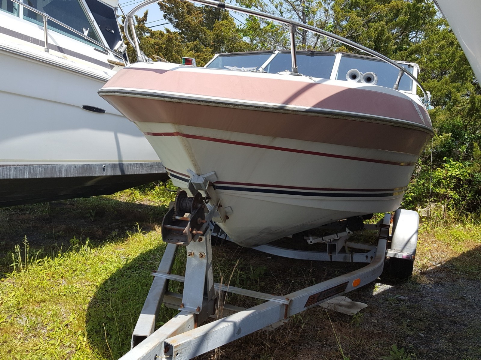 LF - 1983 Century 3000 19' Cuddy Cabin & Trailer - New Jersey