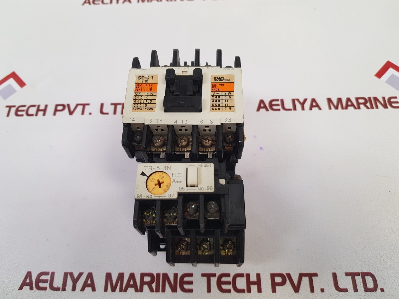 Fuji sc-5-1 [19] magnetic contactor w/ TR-5-1N overload