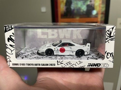 INNO64 1:64 LBWK Ferrari F40 Tokyo Auto Salon 2023 (White