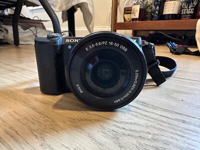 Sony Alpha a5000 Mirrorless Digital Camera with 16-50mm Lens Black