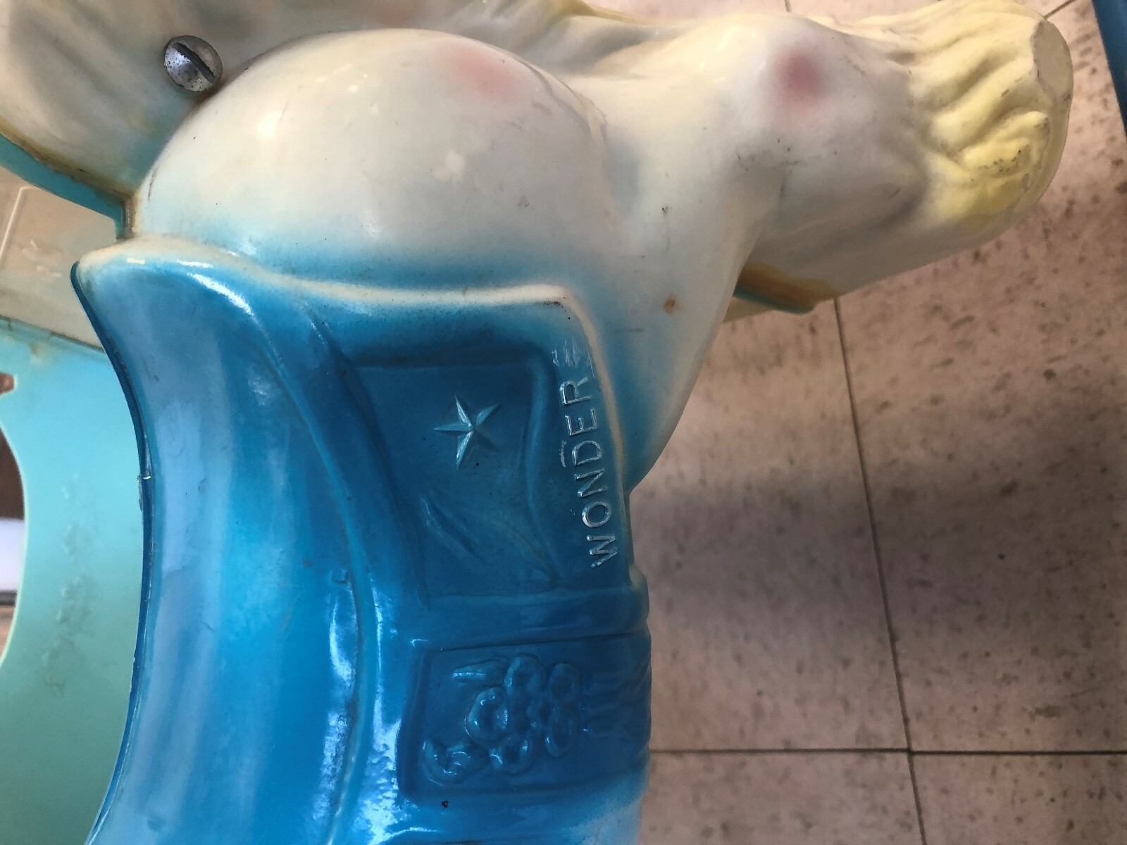 Vintage 1960s Rocking Horse Bouncy Wonder Shoo Fly Toy