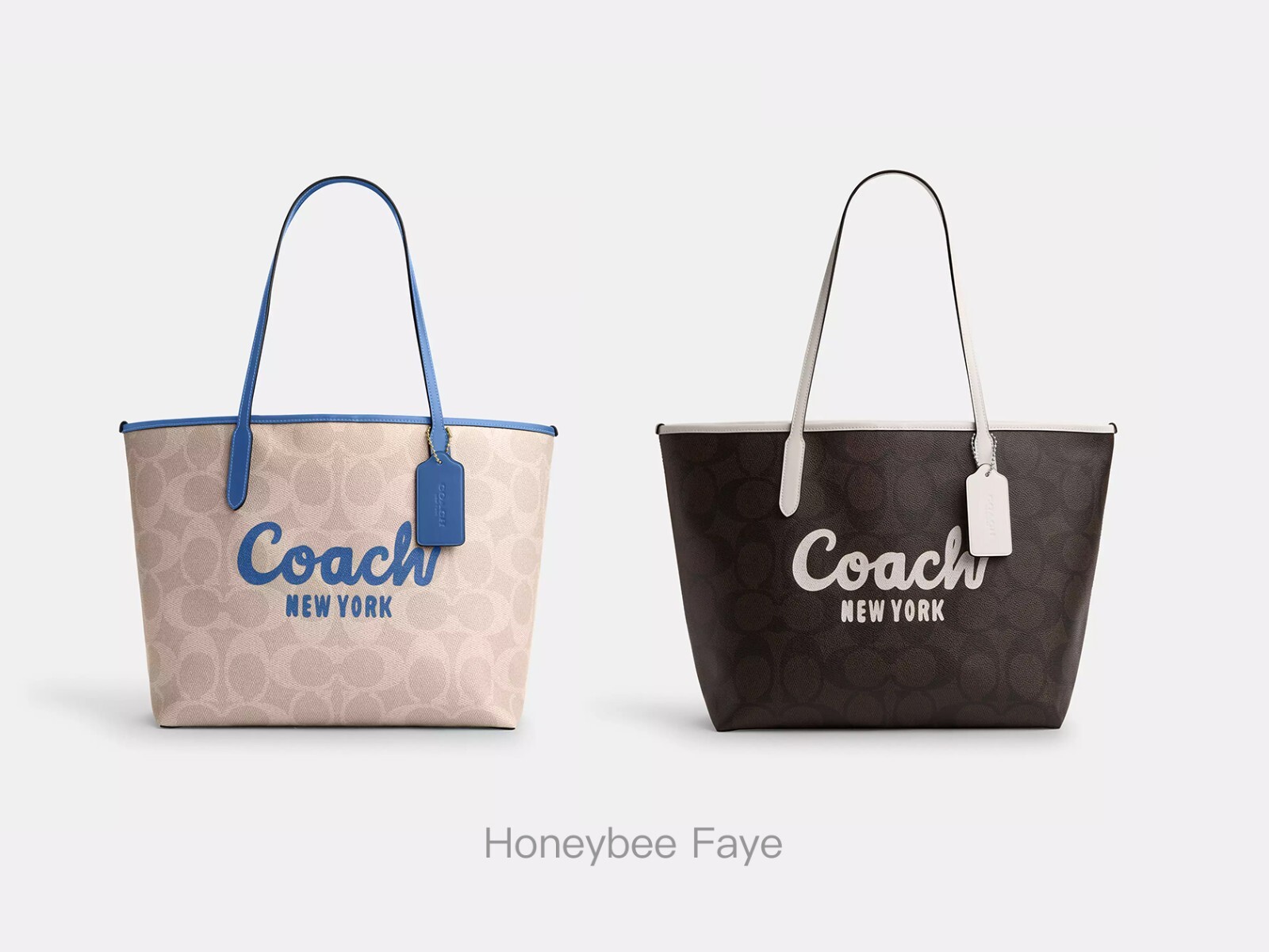 NWT COACH City Tote Bag With Coach Graphic CY705 | eBay