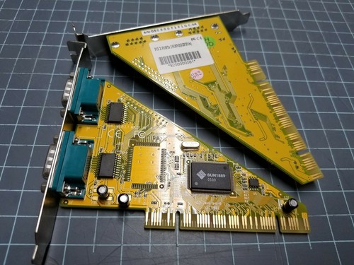 Sunix Serial Port PCI Lot Of 2
