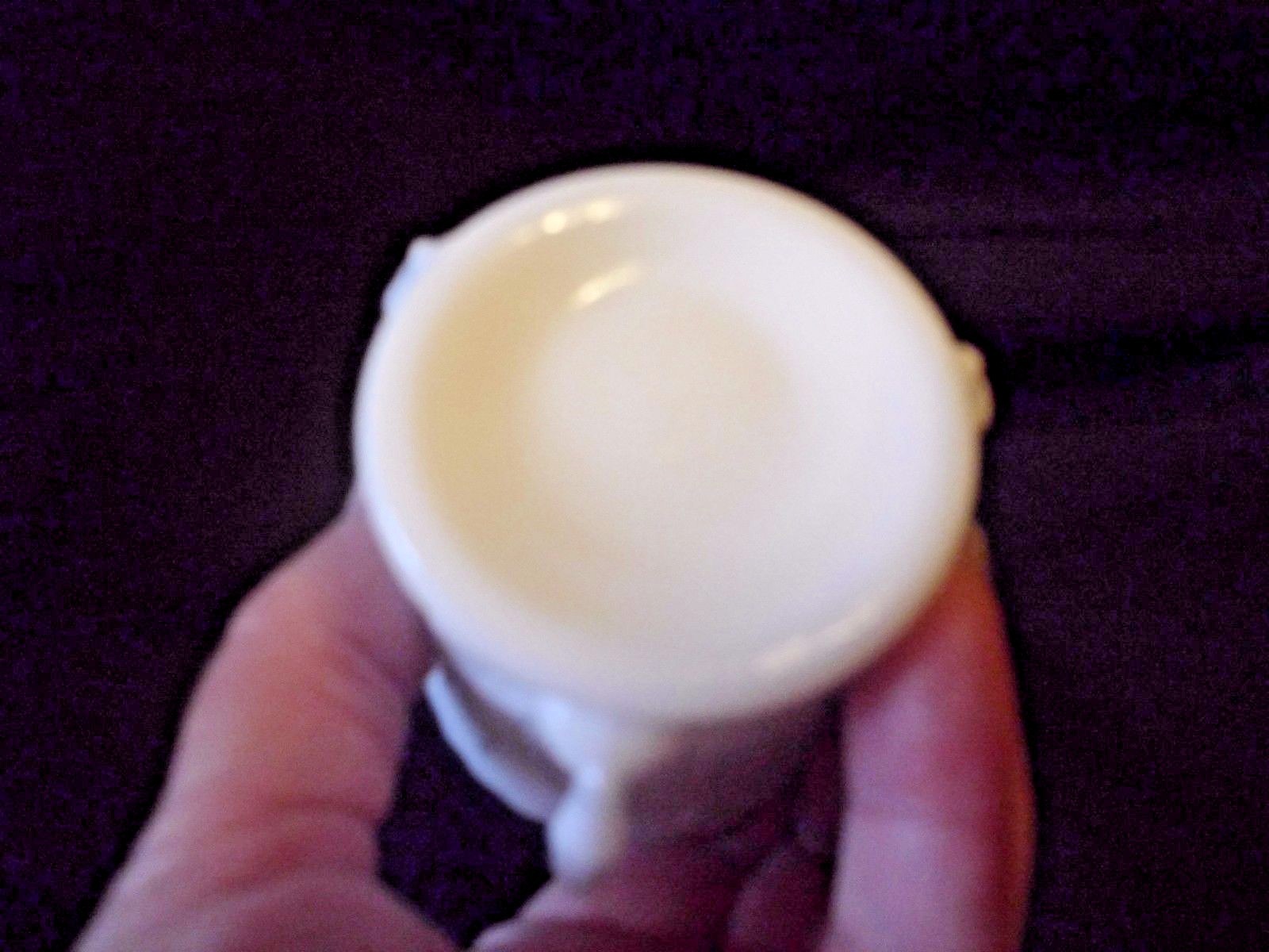 Westmoreland Swans in Rush Toothpick Holder White Milk Glass