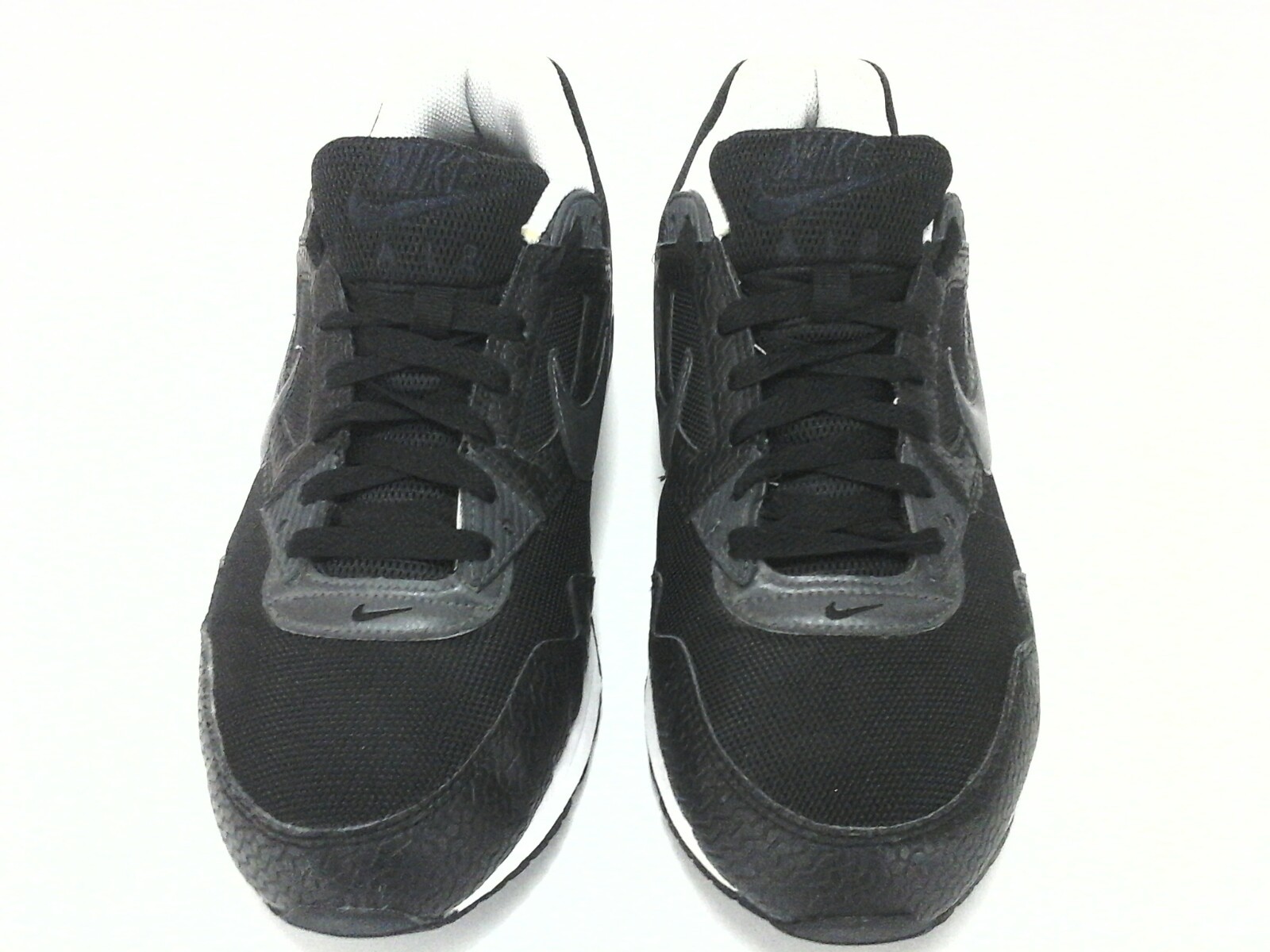 mens nike air black and white