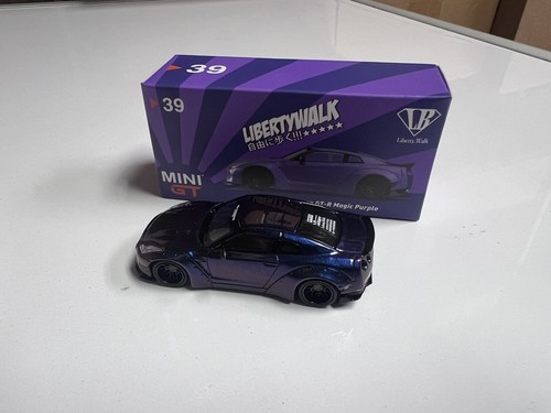 Mini GT 1/64 Nissan GTR35 #39 VHTF Magic Purple Liberty Walk