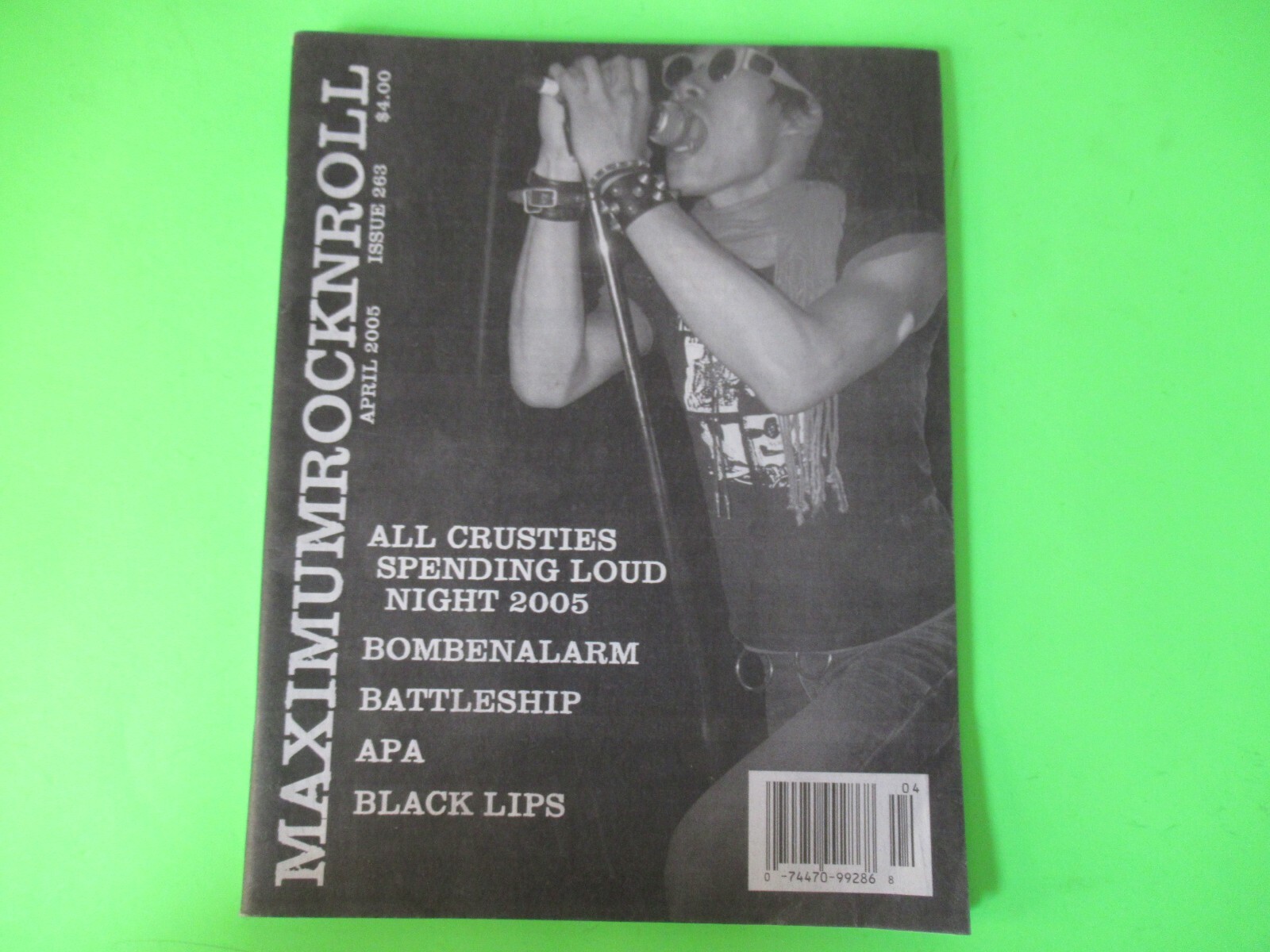 2005 ISSUE 263 MAXIMUM ROCK N ROLL MAGAZINE PUNK / HARDCORE