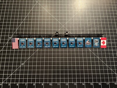 San Jose Sharks MINI Chexx Scoreboard Championship Banner Set + 1 RAFTER Wilson