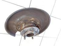 Land Range Rover III L322  3,6 200KW 4WD Achsschenkel Radnabe mit ABS Links Hinten Land Range Rover III L322... Vorschau 2