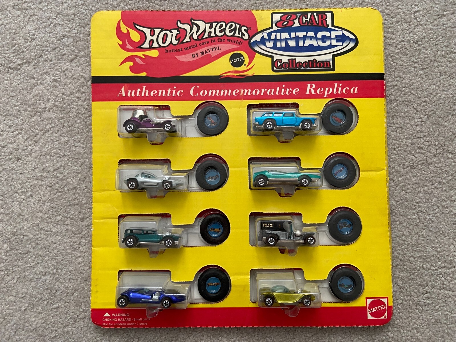 8 Car Vintage Collection Authentic Commemorative Replica