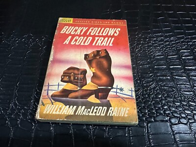 1947 Bucky Follows a Cold Trail-William MacLeod Raine-Popular Library Western