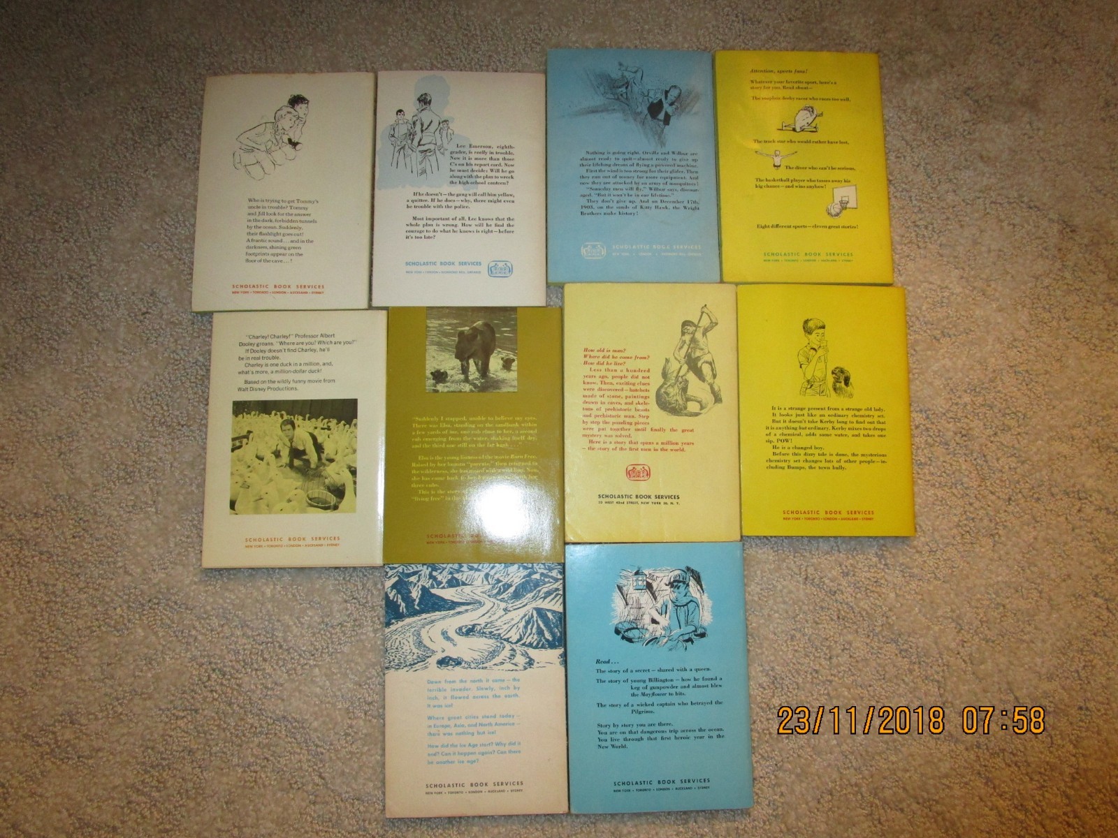 Vintage 60s 70s Scholastic Book Services Book Lot of 65 Mysteries Teen Issues