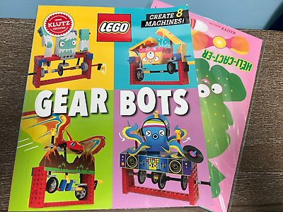 Klutz Lego Gear Bots Science STEM Activity Kit Without LEGO pieces