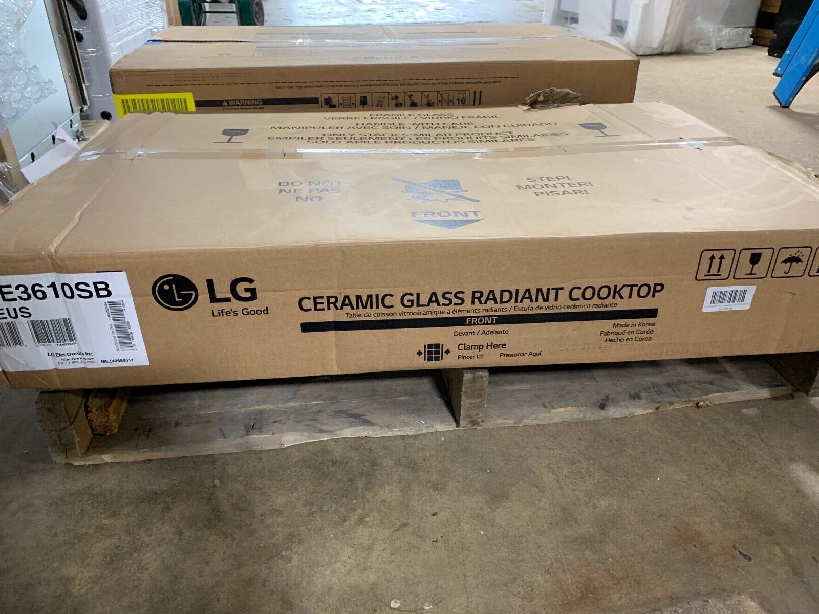 LG LCE3610SB 36 Black Electric Smoothtop Cooktop #6284