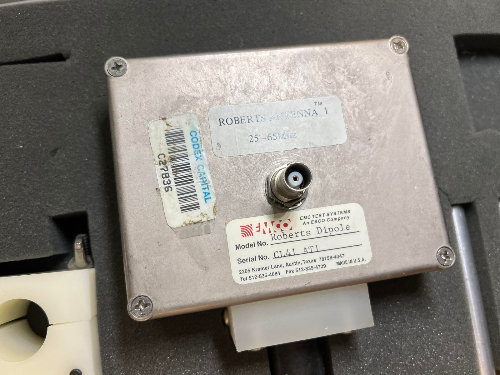 Compliance Design EMCO ETS Lindgren CL41 Roberts Dipole Antenna Kit Set 1000MHZ