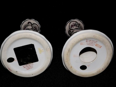 Enamel Candle Holder Set Beautiful