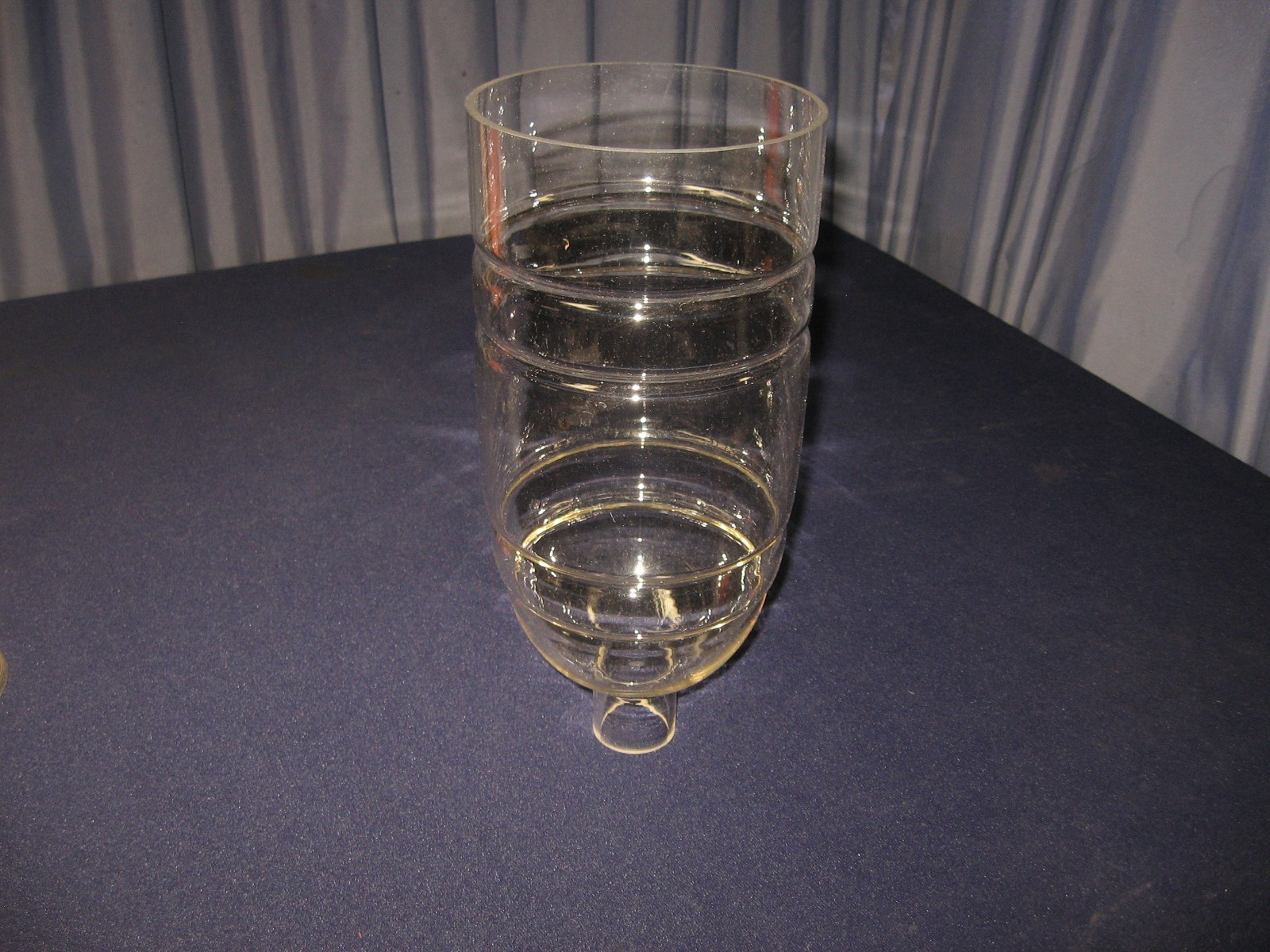 Vintage Glass Light Shade Mid Century Danish Modern Frosted Chandelier Chimney