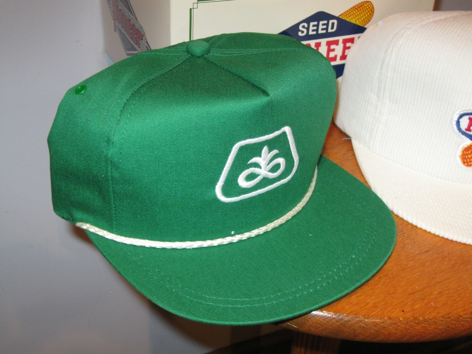 Vintage PIONEER SEED CORN SnapBack Trucker Hat Cap,NEW IN BOX, 65th Anniversary