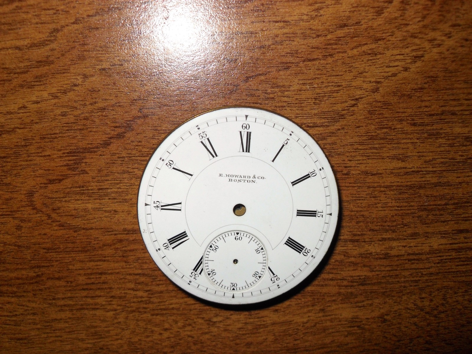 E Howard N Series Pocket-Watch Movement/ Nice Clean Dial 