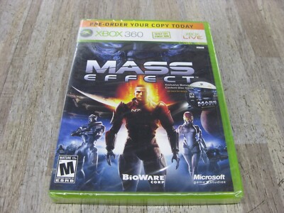 Mass Effect (Microsoft Xbox 360) Game NEW FACTORY SEALED FREE SHIPPING