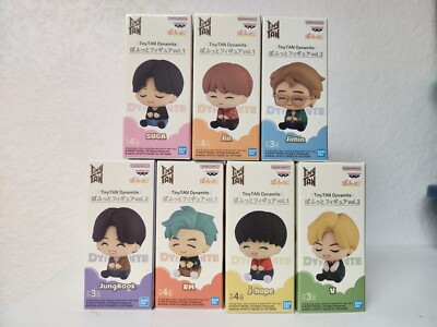 Banpresto TinyTan BTS Dynamite Set Of 7 GREAT CONDITION!  Tiny TAN