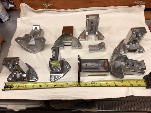 Eight Premco PR3 Adjustable Freezer Door Strikes For PR 102 Latch. Made In USA.