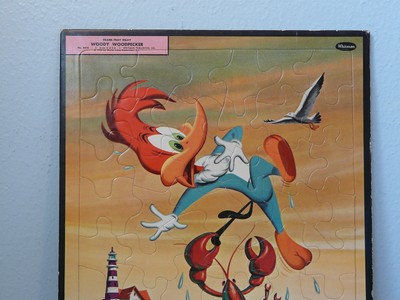 Vintage 1959 Walter Lantz Woody Woodpecker Whitman Frame Tray Puzzle