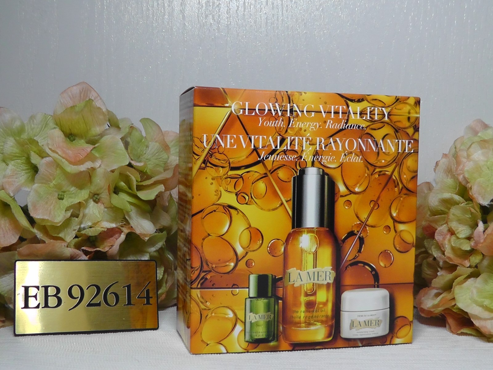 La Mer 3PC: The Renewal Oil Size 30ml + Lotion 5ml + Cream