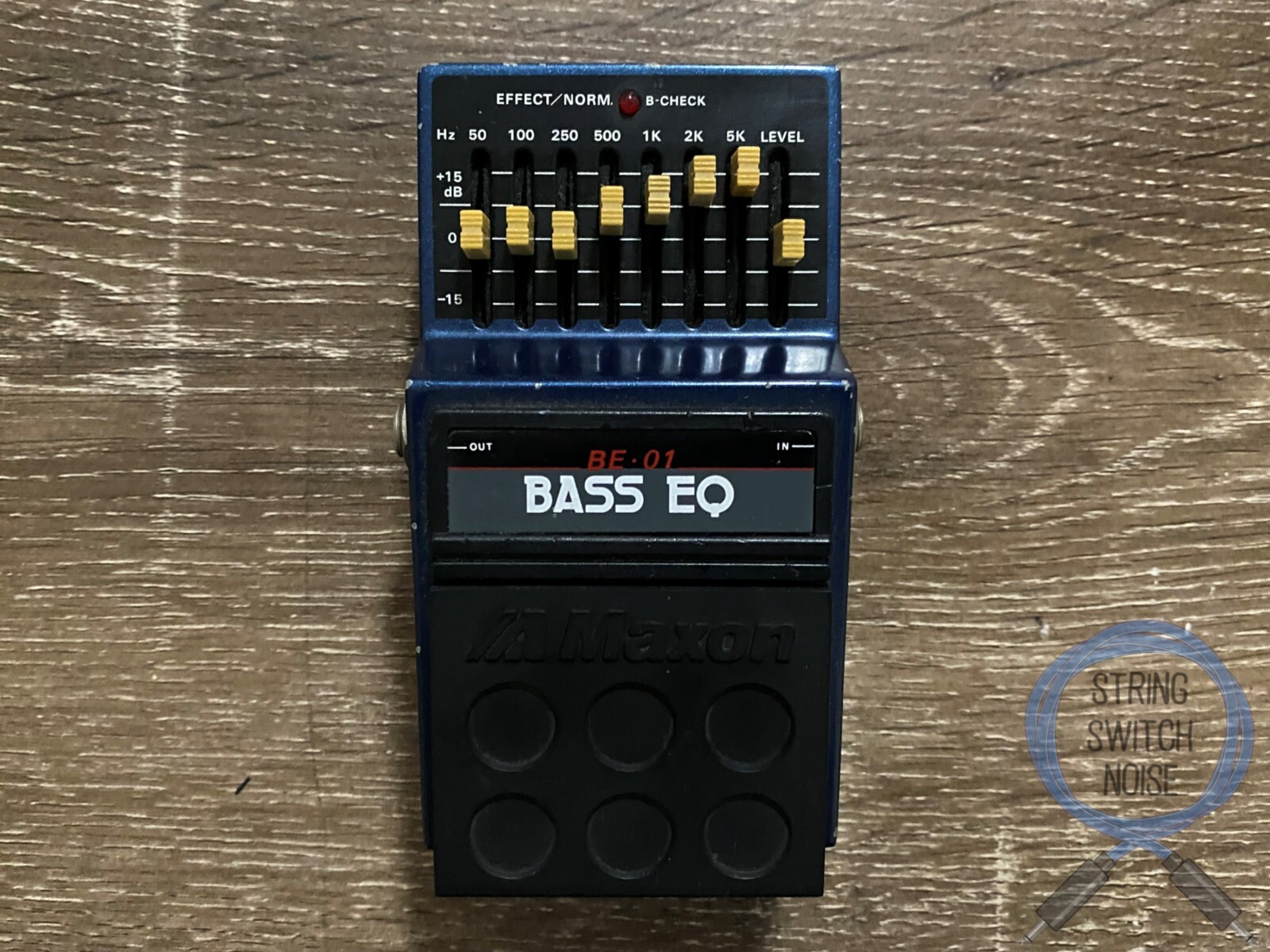 Maxon BE-01, Bass EQ, 8 Band, Made In Japan, 1980s, Vintage Maxon BE-01, Bass EQ, 8 Band, Made In Japan, 1980s, Vintage