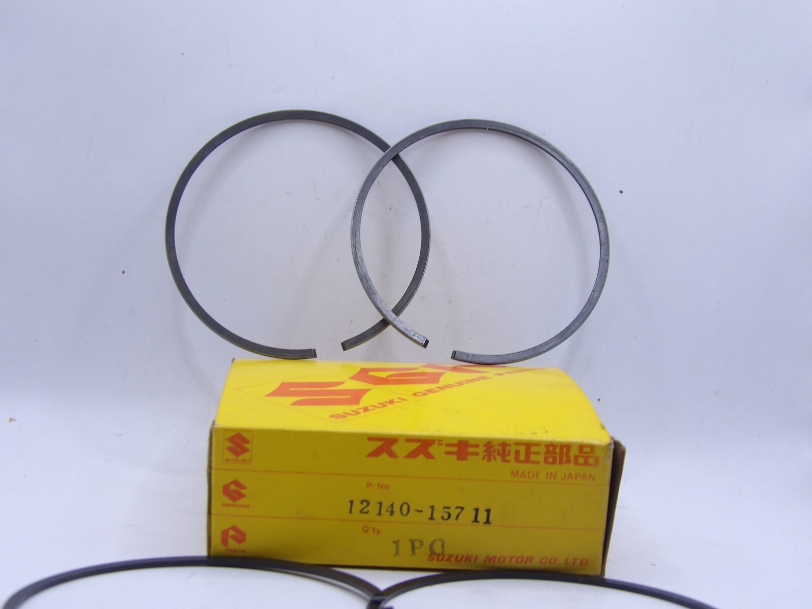 NOS Suzuki T500 GT500 Genuine Oversize 1.00 4th Over Piston Rings 12140-15711