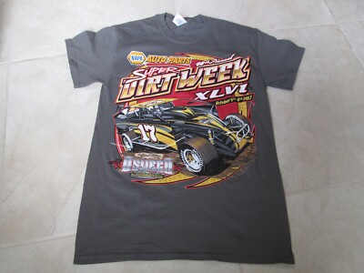 NEW SUPER DIRT WEEK OSWEGO T-SHIRT MENS SMALL XLVI October 2017 NAPA Grey 46TH