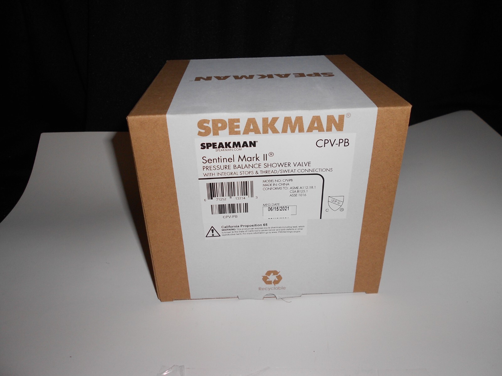 Speakman Sentinel Mark II Pressure Balanced Shower Valve CPV-PB  (f5)