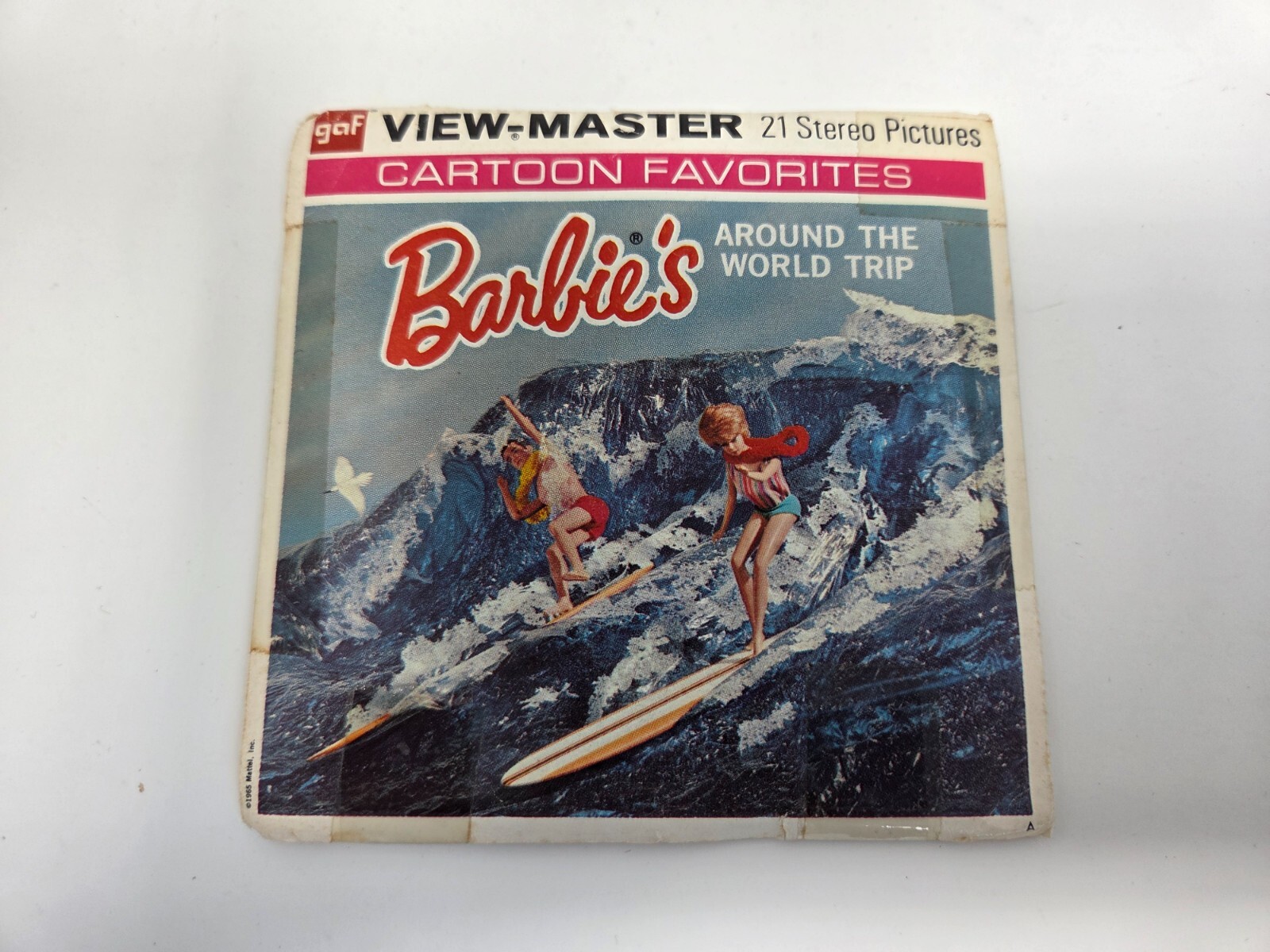 Barbie's Around the World Trip View Master 1965 GAF Cartoon Favorites B500