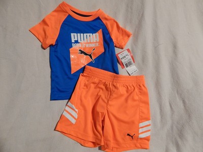 NWT 18 month PUMA SUMMER OUTFIT SHORTS TOP RV $38